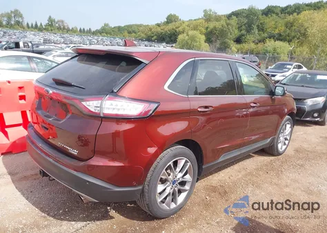 2015 Ford Edge Titanium from USA, damaged, VIN 2FMPK3K91FBB00309